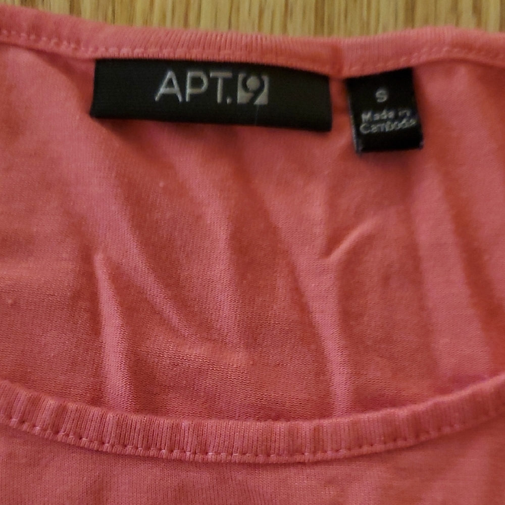 Apt. 9 Women's Short Sleeve Pink Top - Picture 4 of 5